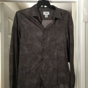 A/X Armani Exchange casual button down shirt LARGE